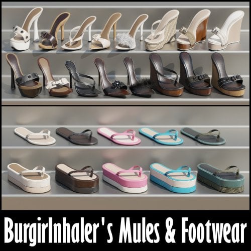 More information about "High-heel Mules & Footwear for Fusion Girl"