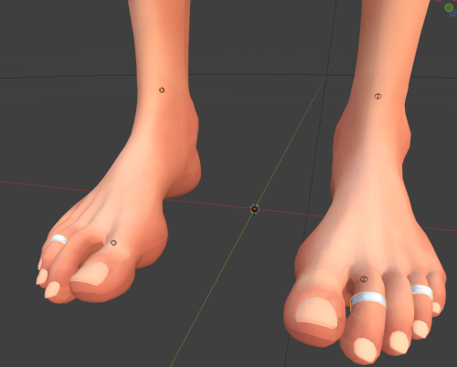 More information about "Triple silver toe rings for FTL Feet V2"