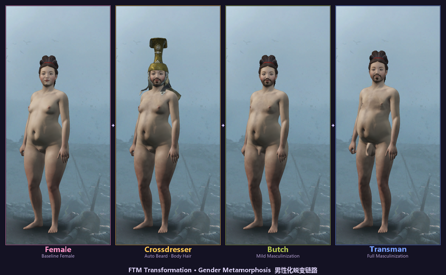 [mod] Gender Metamorphosis · 蝶变之路 | CK3 Gender Overhaul Mod V1.2