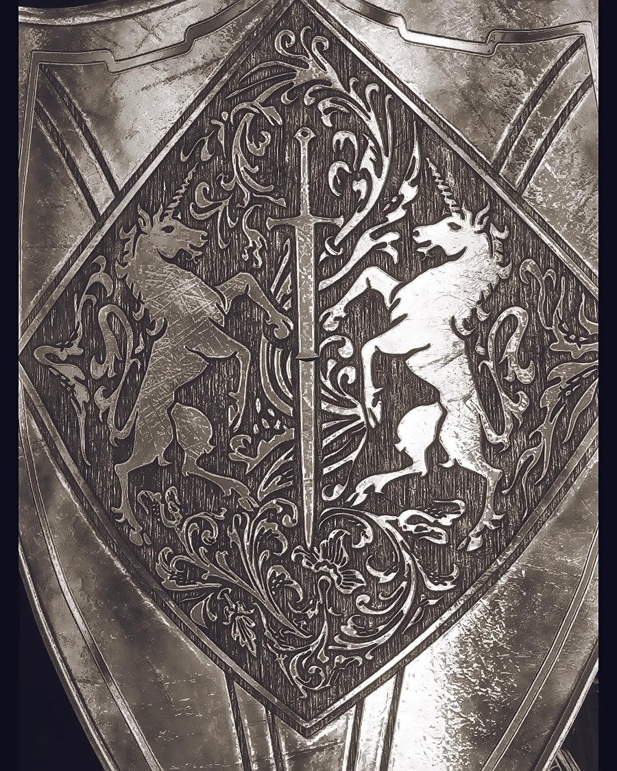 SPOA Silver Knight Shield - SE Port