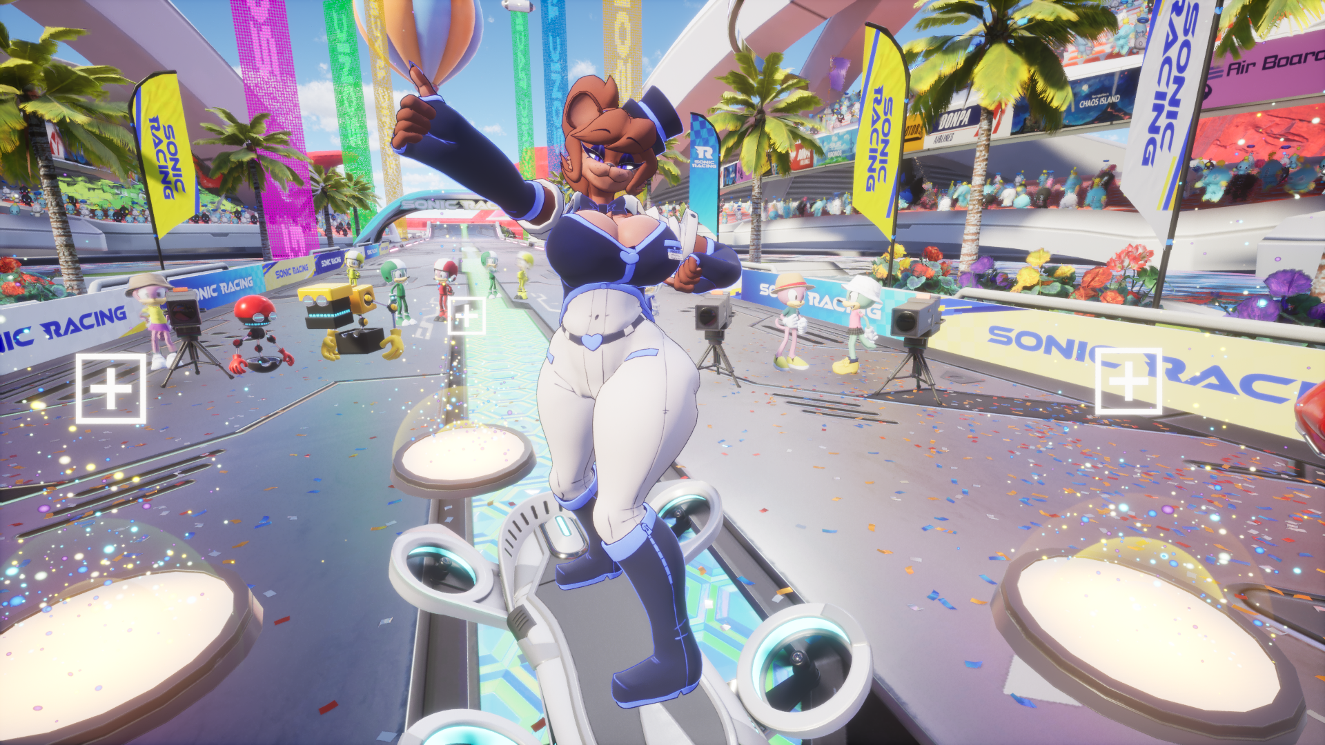 Stylized Frenni over Miku