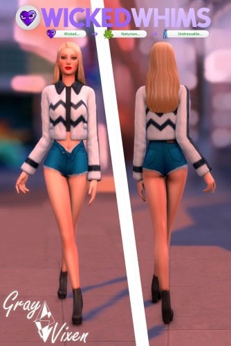 More information about "The Sims 4 Stella Denim Cutoffs CC  | Undressables for WickedWhims"