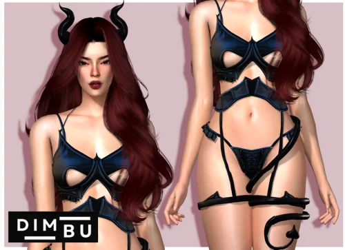 More information about "𓆩🖤𓆪 New! Collaboration 𓆩🖤𓆪 DimbuxMydarling , Succubus Queen Collection 𓆩🖤𓆪 SIMS 4"