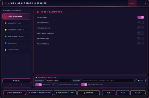 More information about "Sims 4 Adult Mods Installer — One‑Click Setup for Wicked Whims & More v1.1"