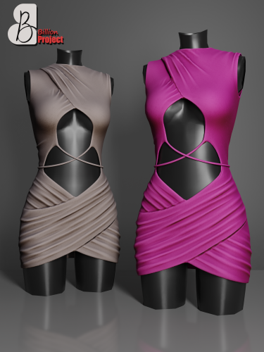More information about "BillionProject-Gabriell Mini Dress and new CC"