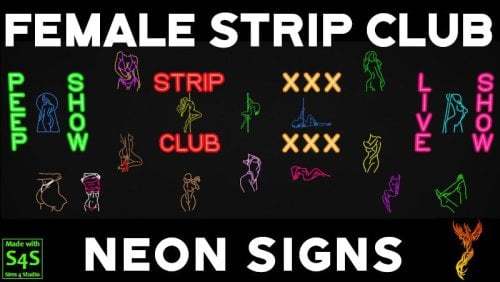 More information about "Female Strip Club Neon Wall Lights"