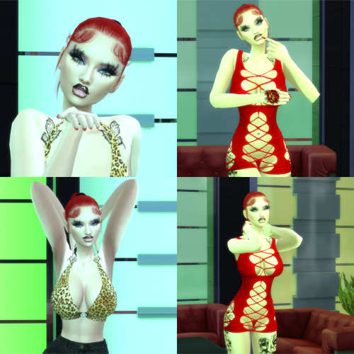 More information about "❤️‍🔥🍒 LYRIC WOOTEN 🍒❤️‍🔥❤️🔥 Red Hair • Tattoos • Memphis Bimbo Aesthetic 🔥❤️"