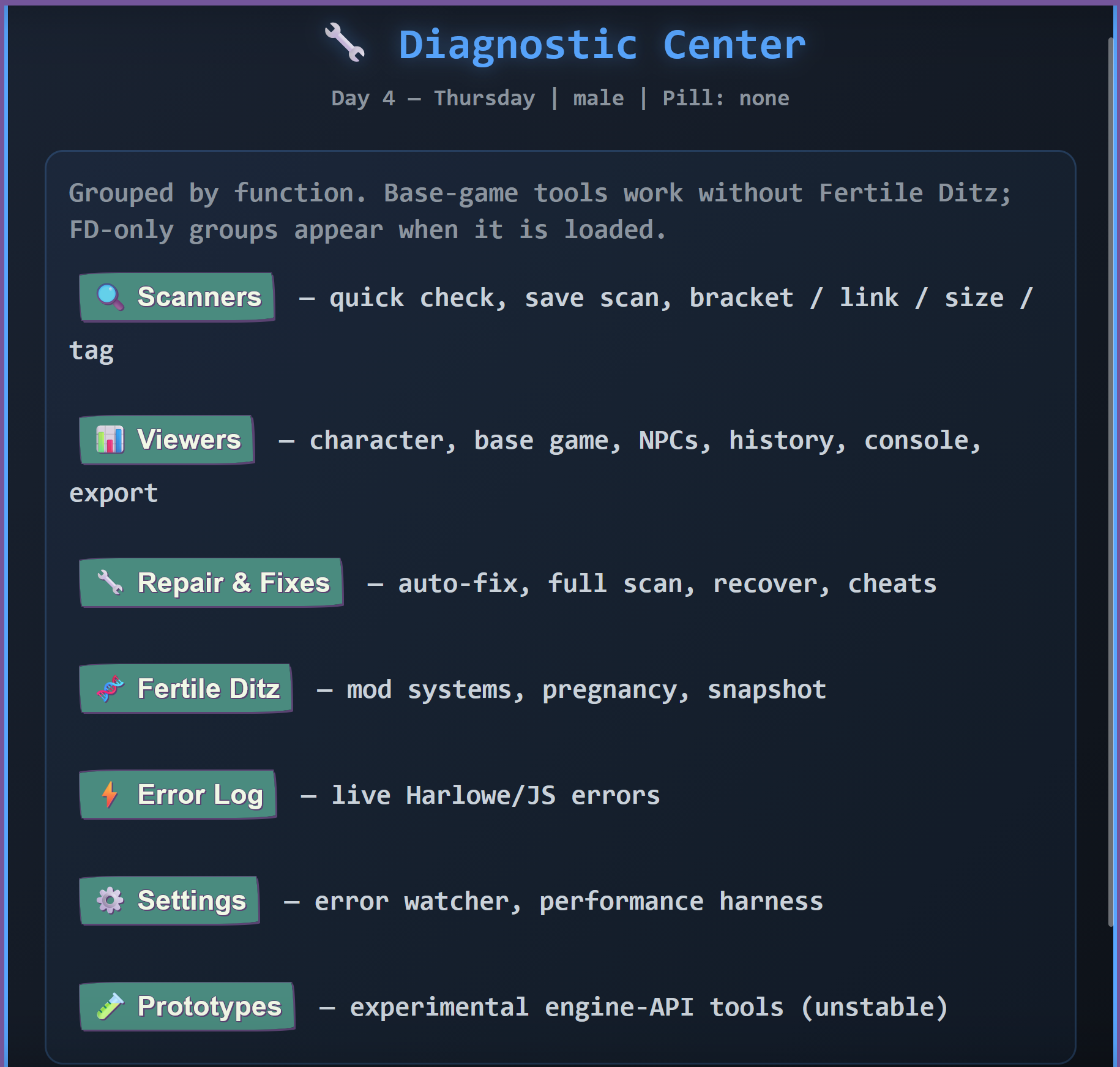 Diagnostic Tools