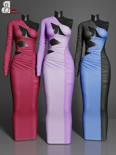 More information about "BillionProject-Shakira Long Dress And new cc"