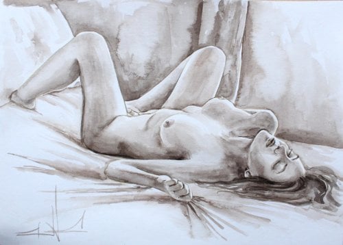 More information about "Erotic Canvas 3 Sepia"