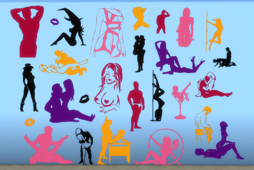 More information about "Sexy Wall Decals by hungrysardine"
