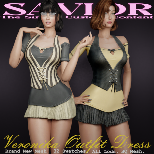 More information about "Svr_Marionjola Veronika Outfit Dress & My Exclusive CC."