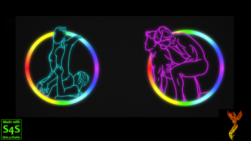 More information about "Gay Sex Position Rainbow Neon Wall Lights"