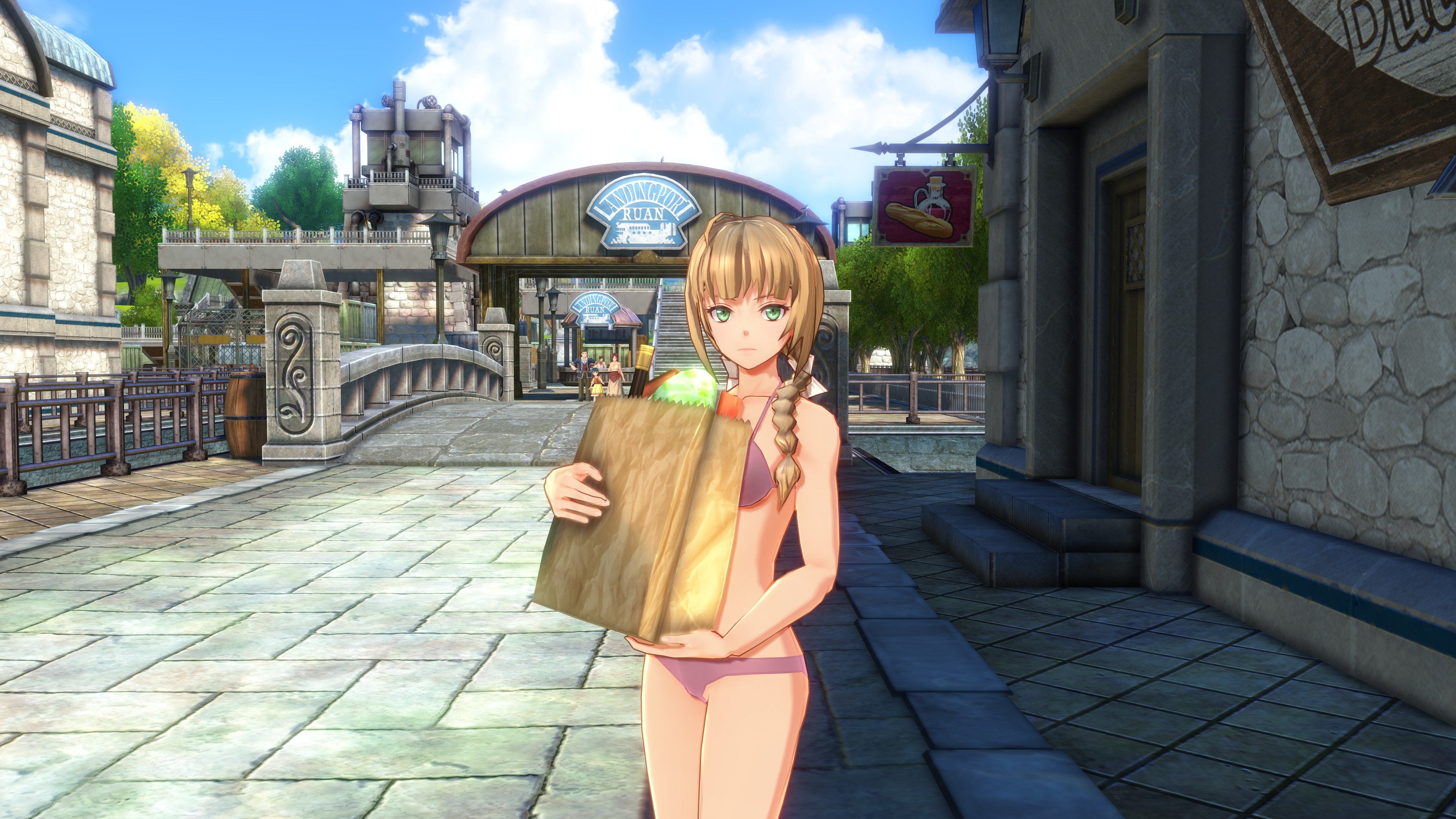 Trails in the Sky 2nd Chapter Background NPCs Underwear Mod