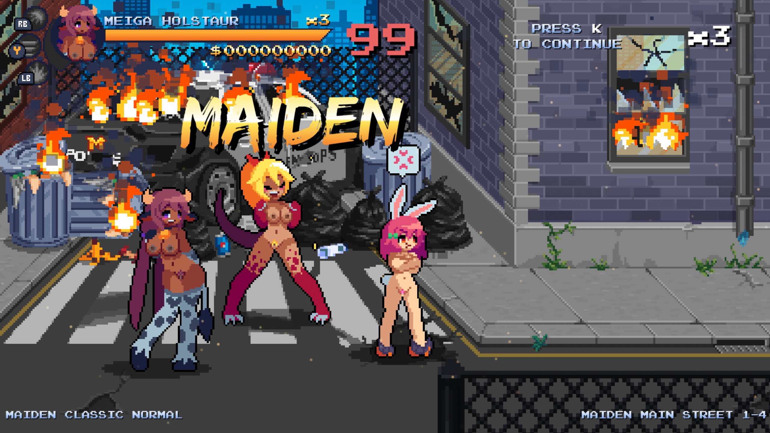 Maiden Cops - Nude Female Mods