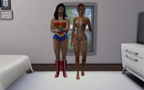 More information about "Cheetah and wonder woman"