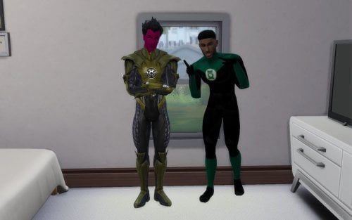 More information about "sinestro and green lantern"