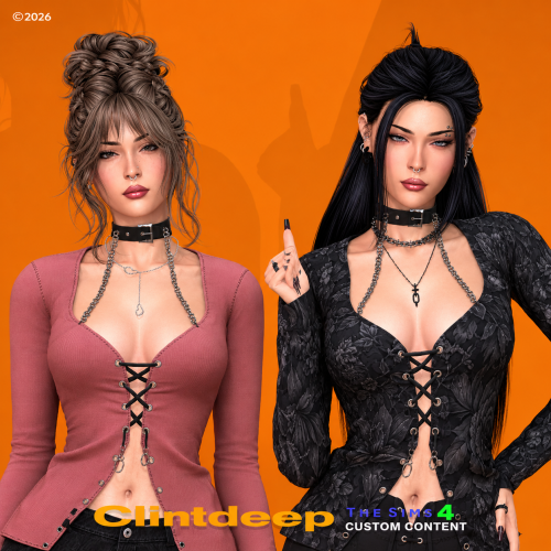 More information about "Clintdeep TS4 CC - Articia Long Sleeve Top"