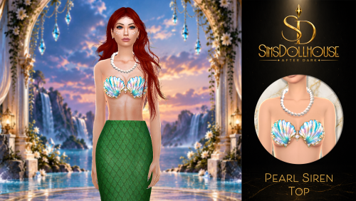 More information about "SimsDollhouse - Pearl Siren Top"