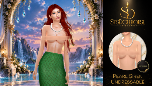 More information about "SimsDollhouse - Pearl Siren Top Undressable"