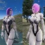 More information about "Qazz High Elf Female swimsuit for DMRA-GUTS and Oblivion Muscle Girl"