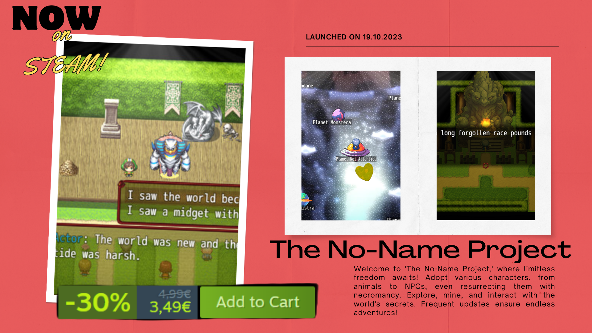 The No-Name Project Update 1.8.2.0 14.10.2023 STEAM ONLY - Help to put ...