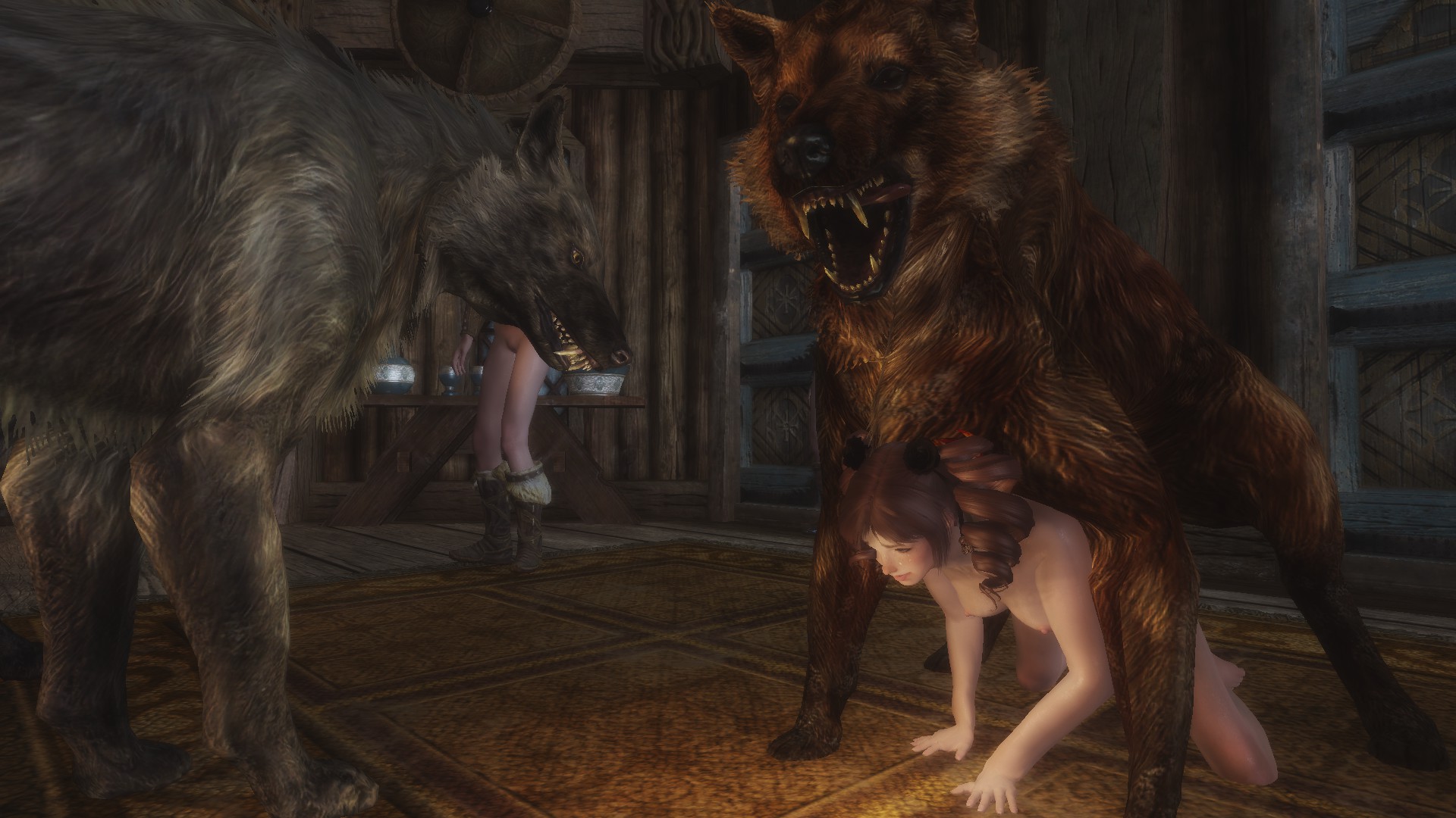 Ps: it seemed to me that the wolves come slightly scaled down