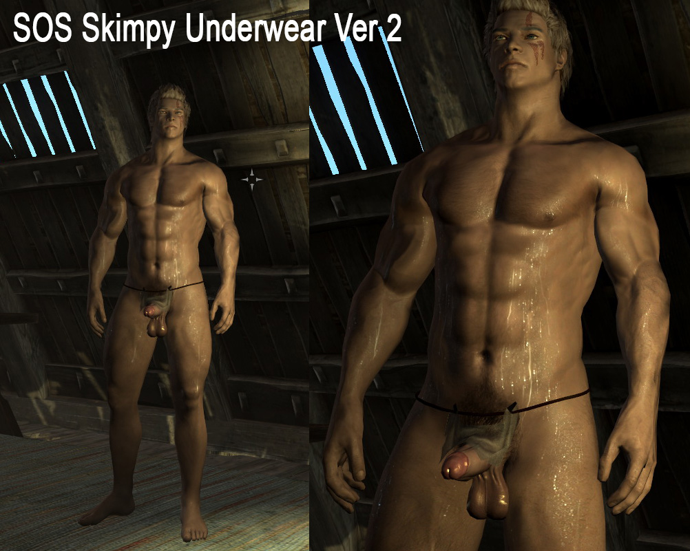 Sos Male Skimpy Crouch Underwear For Sos Downloads Skyrim Adult 5826