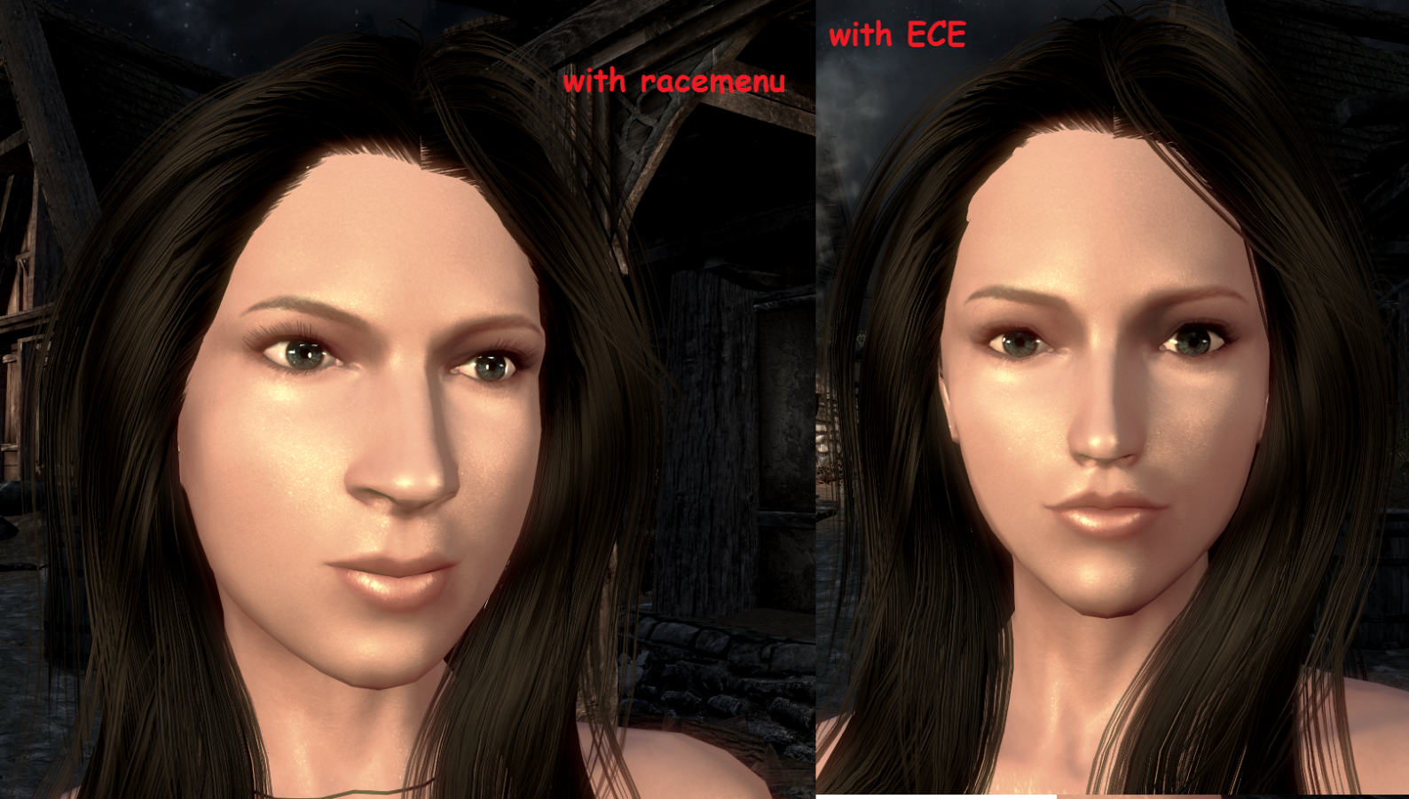 Tiny Neck Gap And Mismatched Head Color. - Skyrim Technical Support 