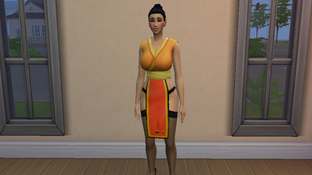 fighter chinese dress - Downloads - The Sims 4 - LoversLab