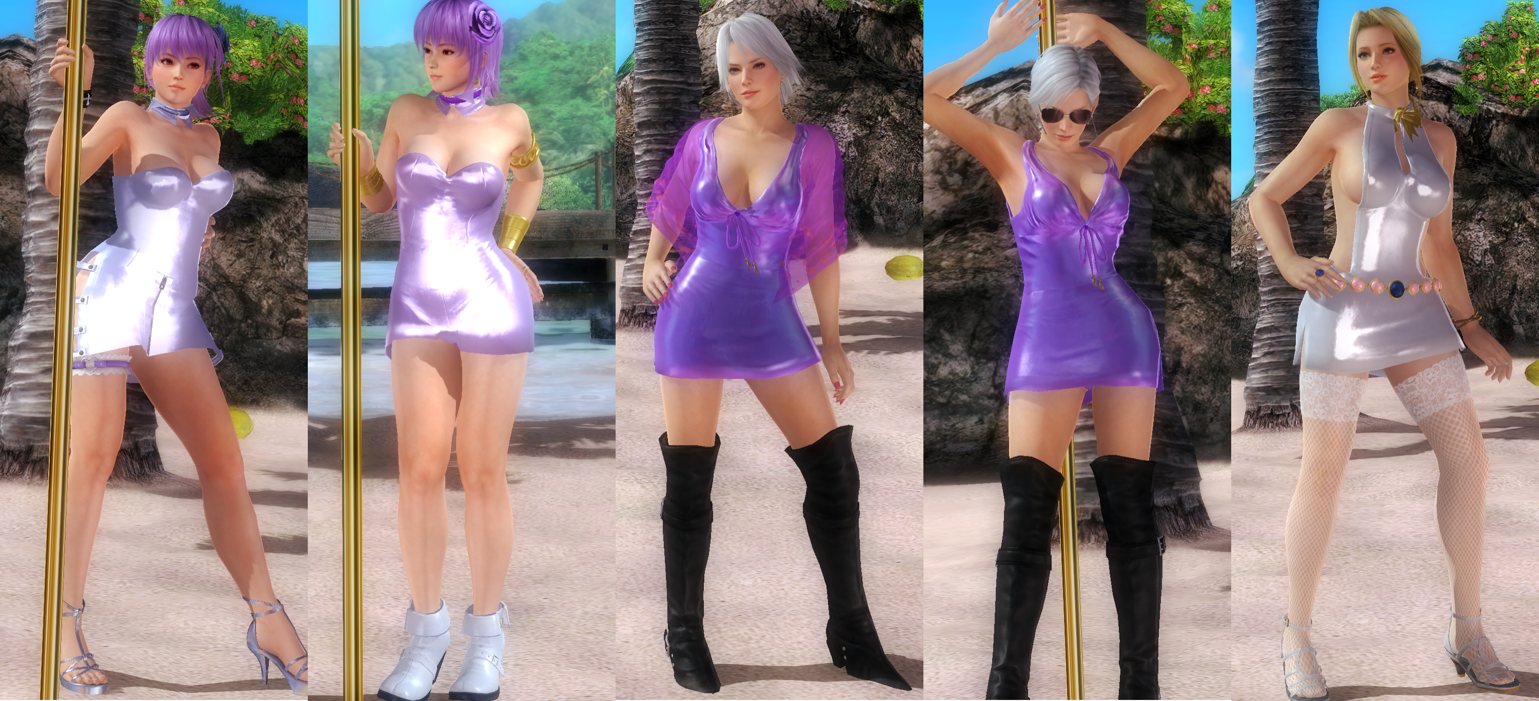 [doa5lr] Mixed Mods Clothes From Casual To Sexy New Doaxvv X3 X3s