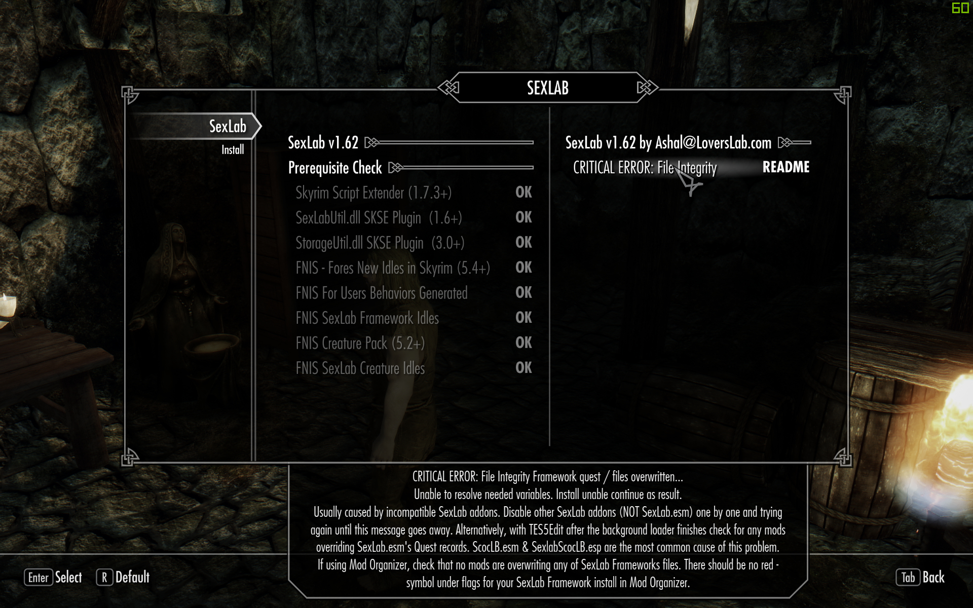 My skryim sexlab is completely broken - Skyrim Technical Support - LoversLab