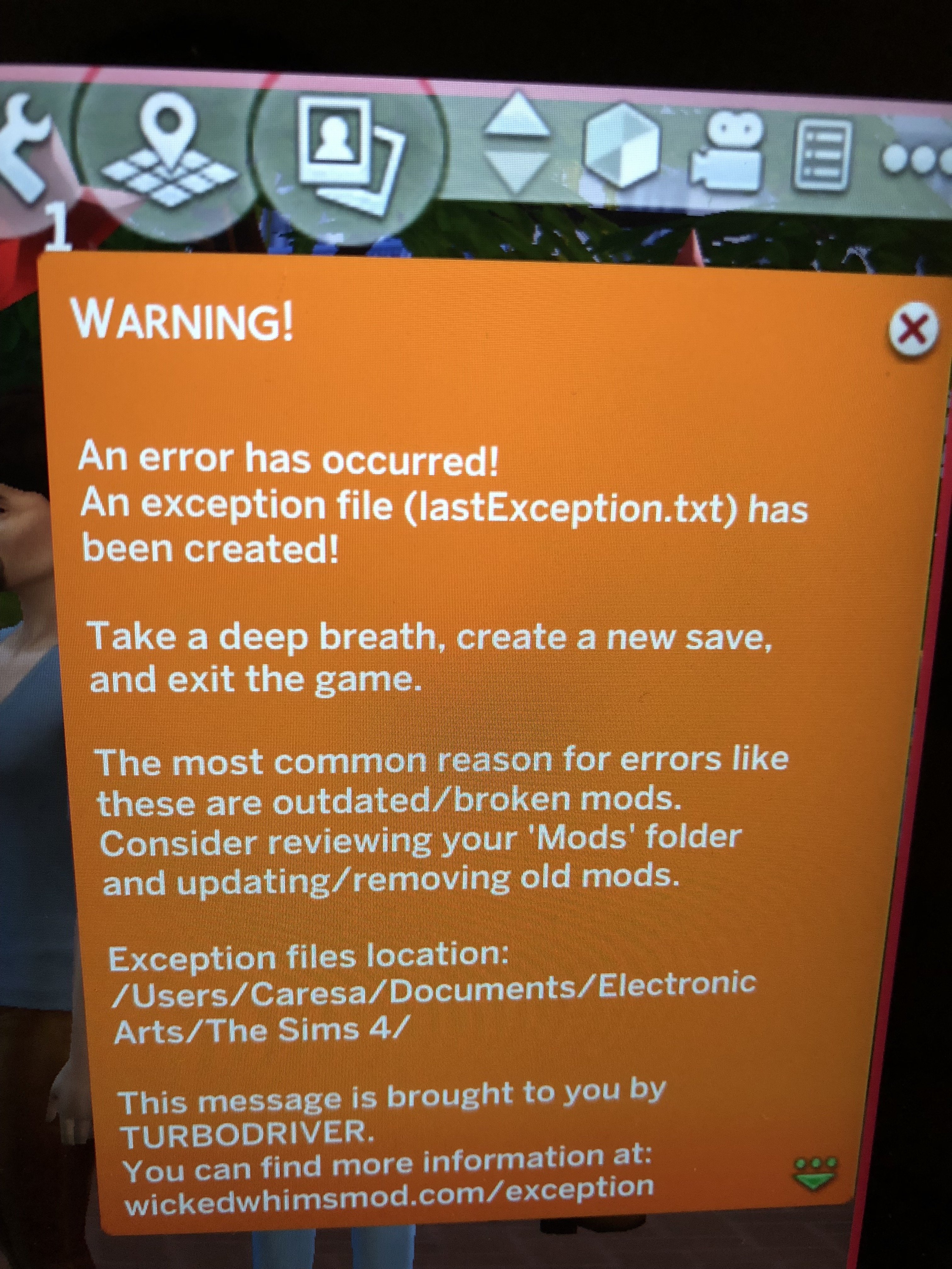 Exception файл. Wickedwhims ошибка. Warning ошибка. Ошибка викед Вимс 4 wickedwhims_exception.txt. Произошла ошибка связанная с wickedwhims.