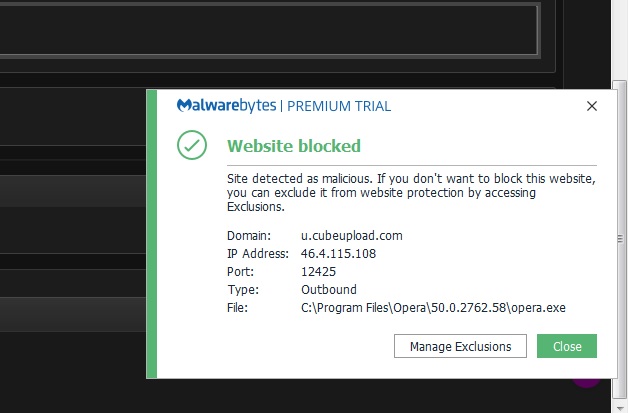 Как отключить malwarebytes на время