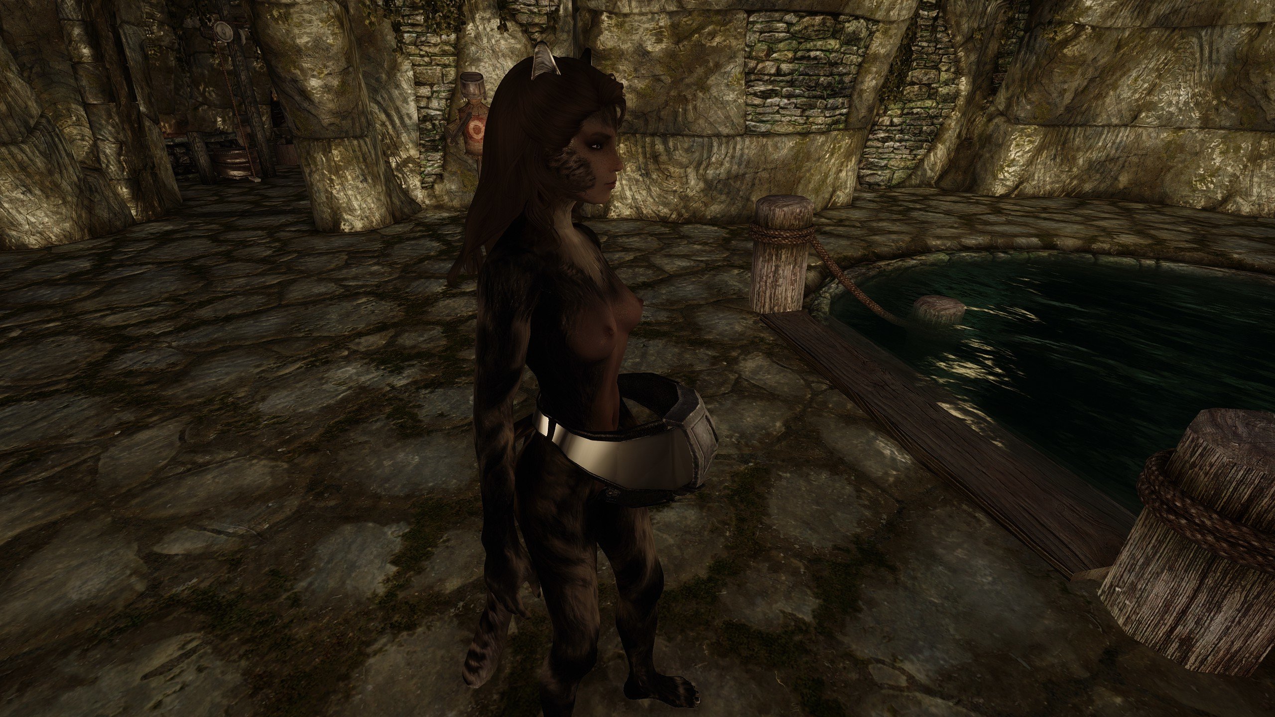 Borked bodies (UUNP, big breasts and belly) - Skyrim Technic. 