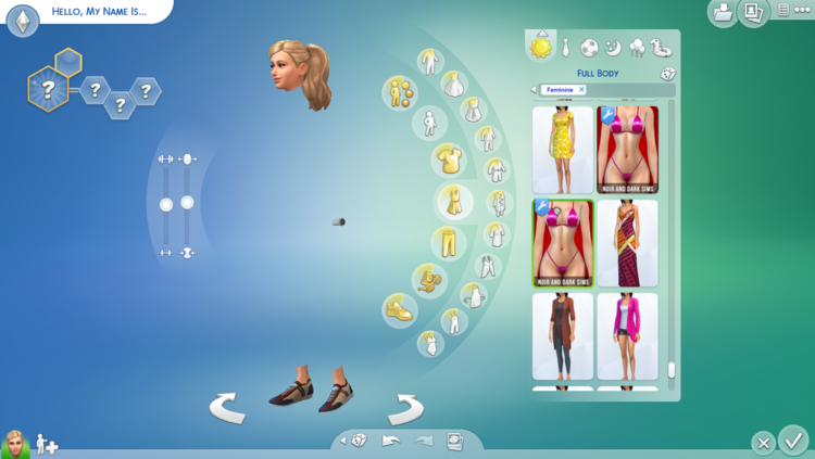 Noir And Dark Sims Bikini For Strippers Body Disappears The Sims 4 Technical Support Loverslab