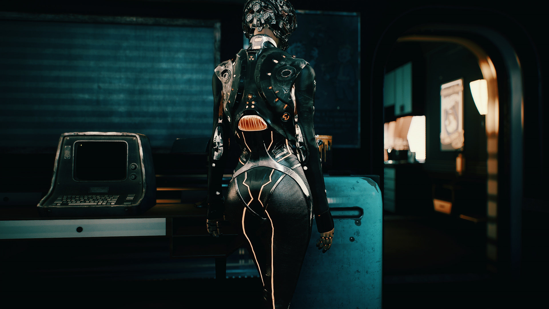 Cyberpunk костюм нетранера фото 100