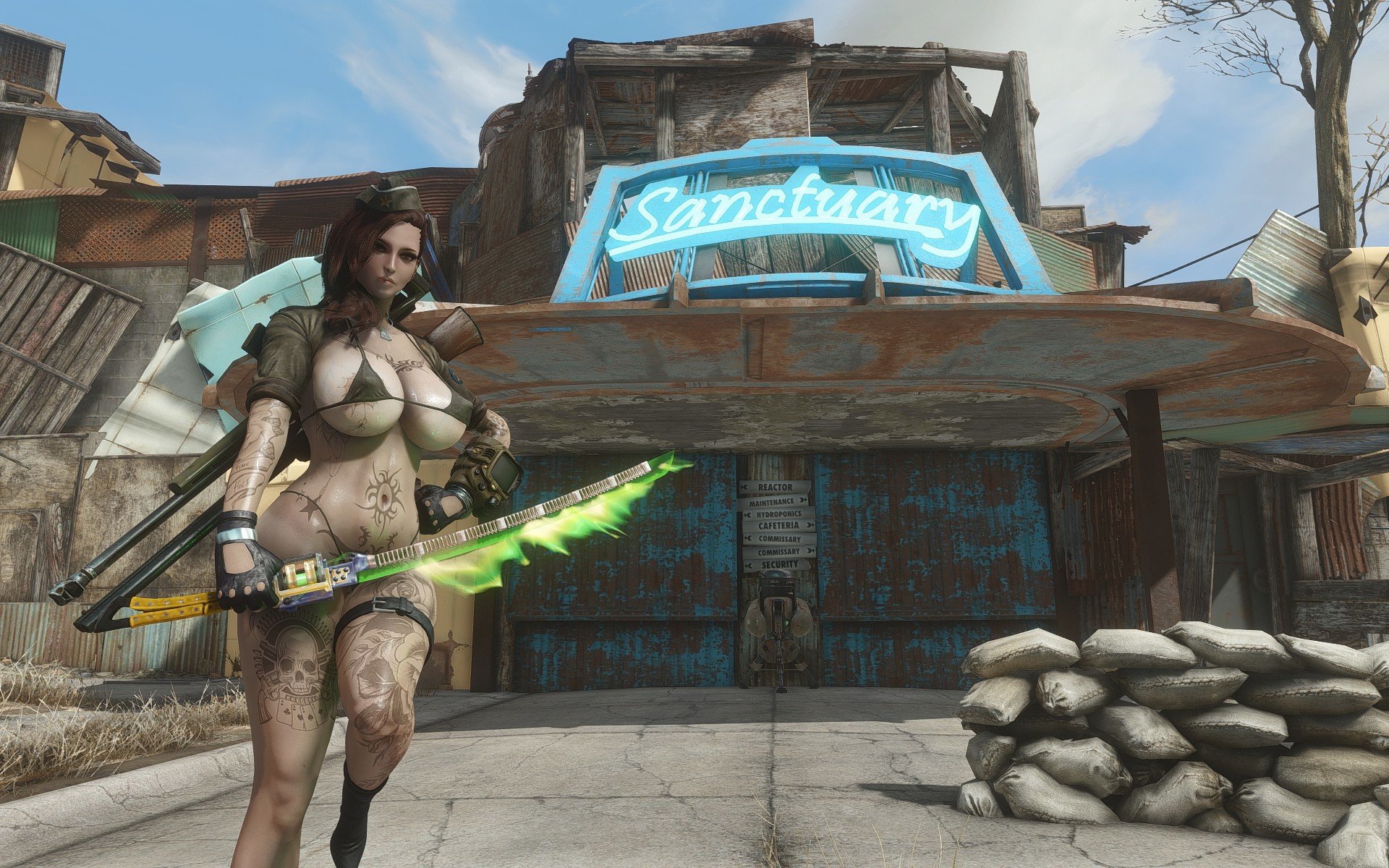 Fallout 4 как раздеть нпс фото 38