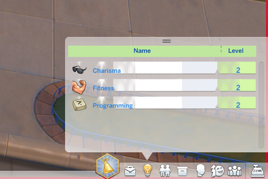 Sims 4 Menu