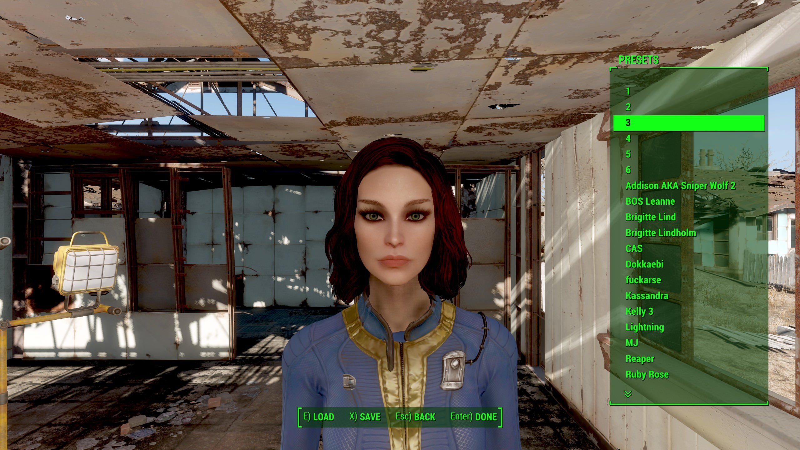 Fallout 4 looks menu presets фото 38