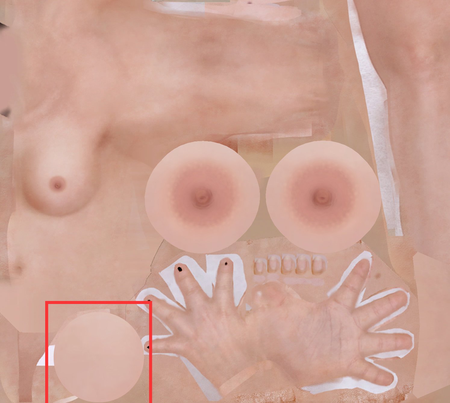 3d nipple texture zbrush