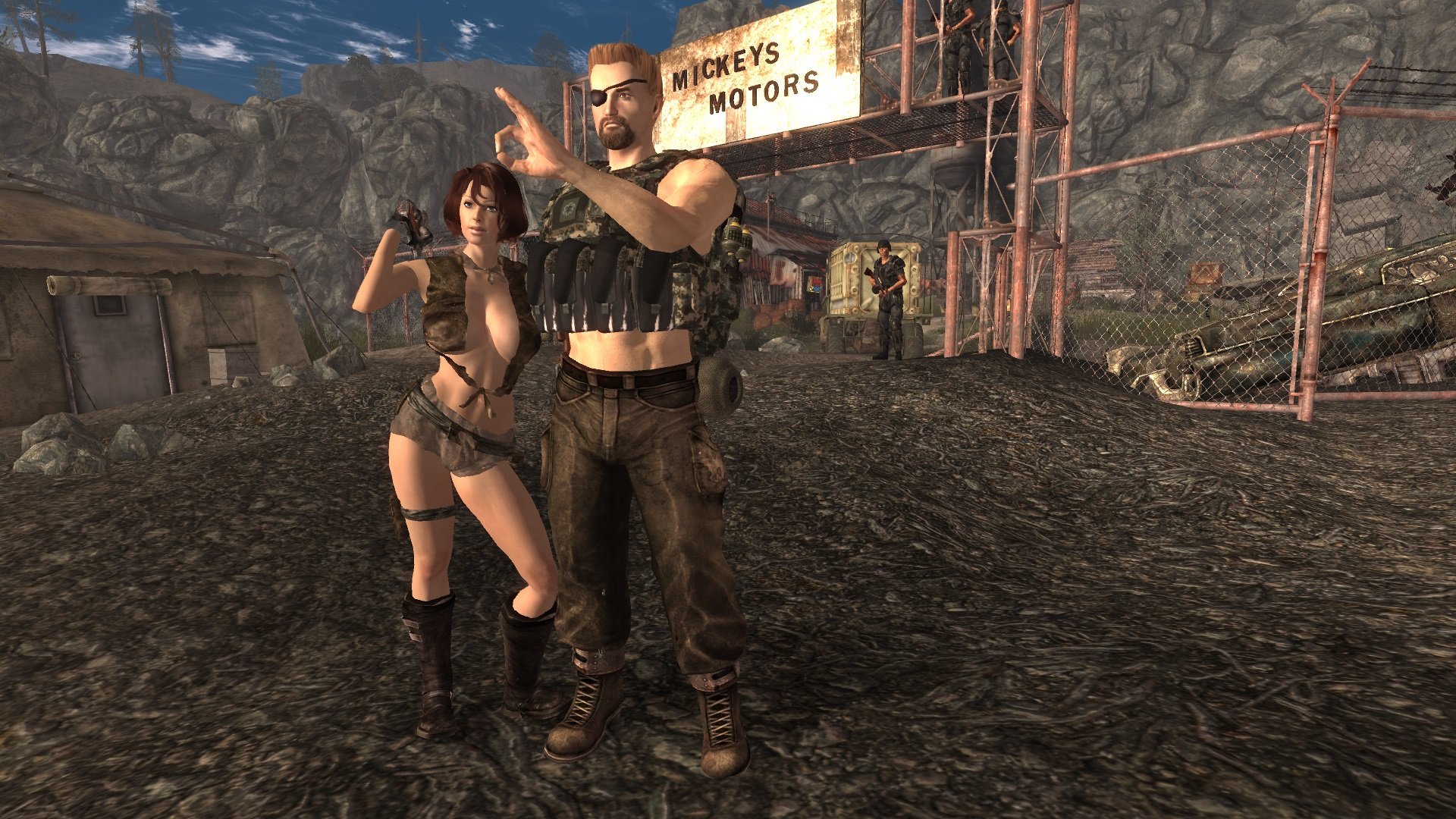 This was my conversion of the Breezes male body for FNV in BodySlide. 