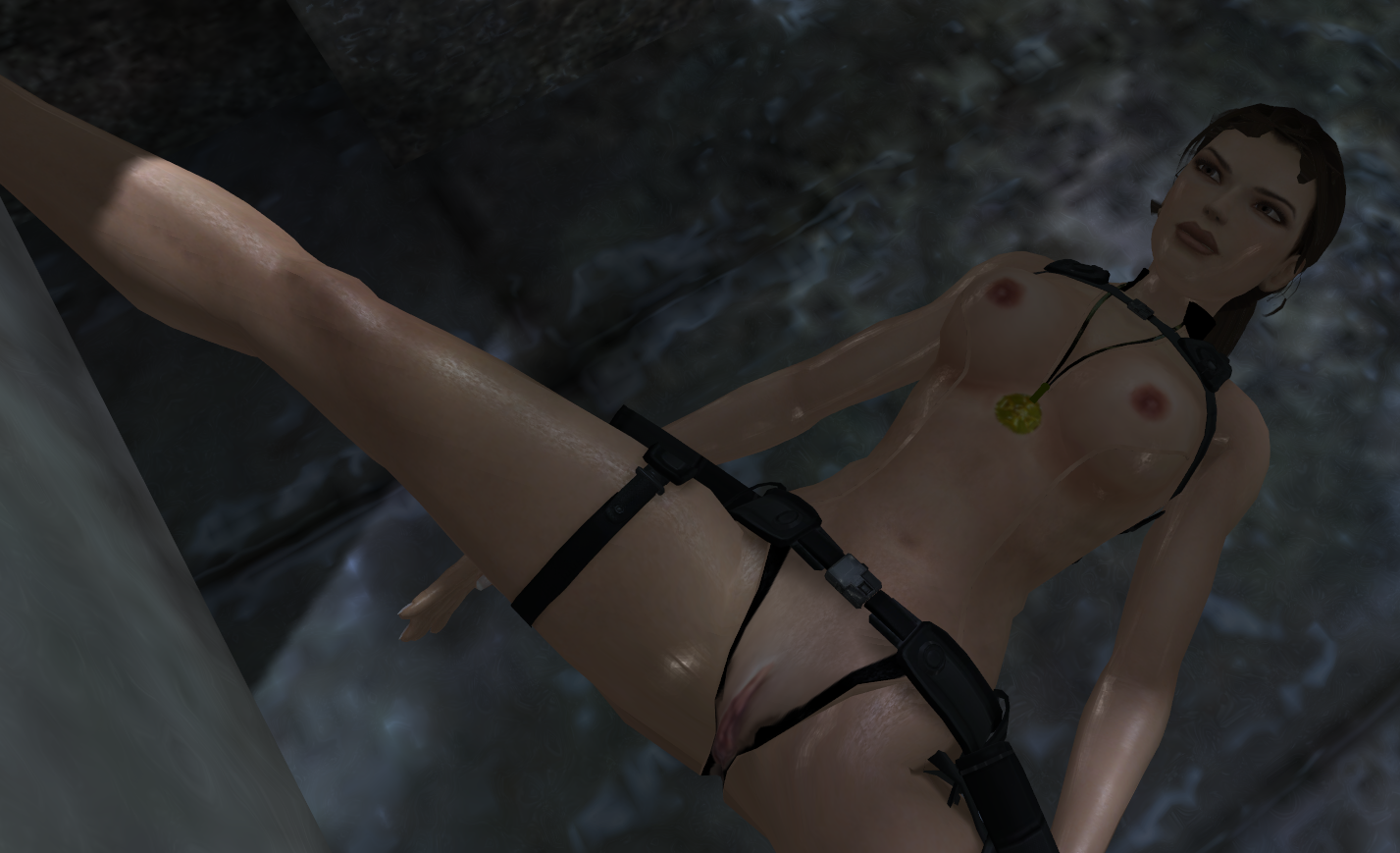 Attached a good cheat engine tool, let's Lara pose, with my nude patch...