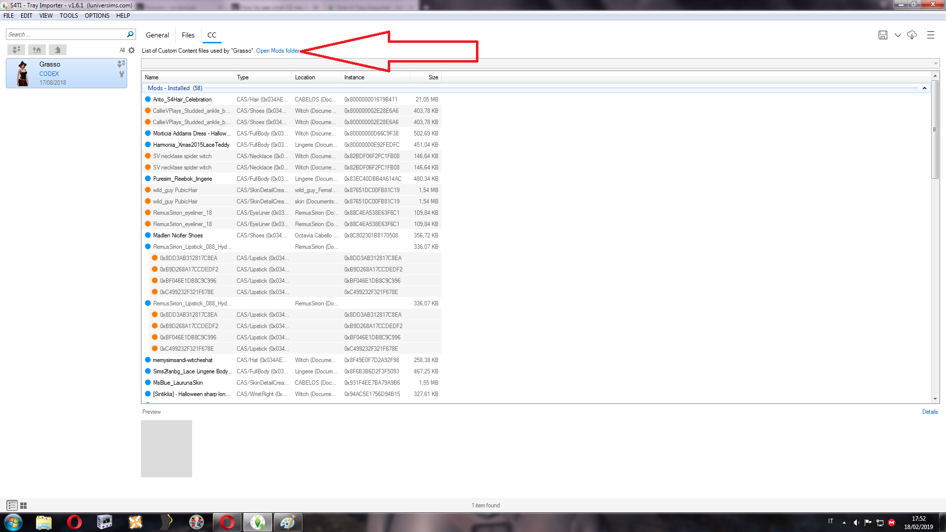 RE I CAN T FIND MY CUSTOM DOWNLOADED SIM IN MY LIBRARY visual data 2