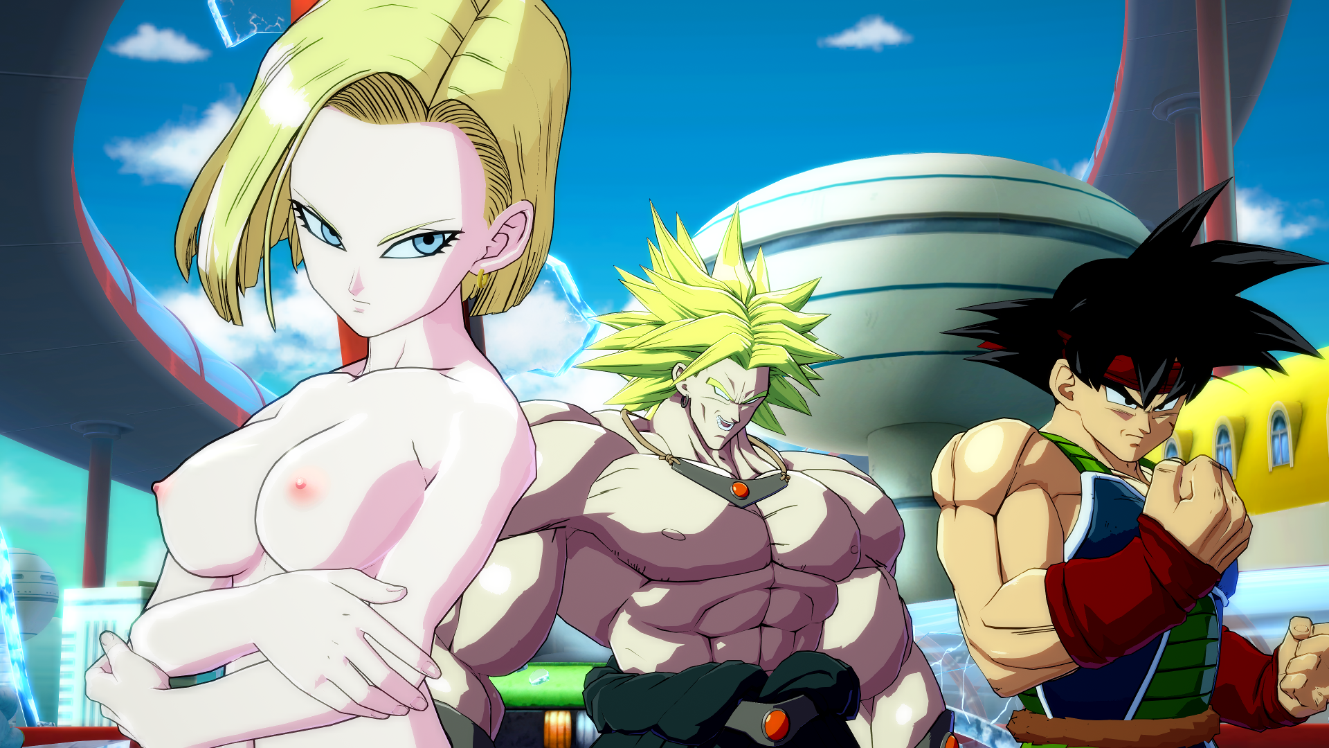 Dragon ball z android 18 naked