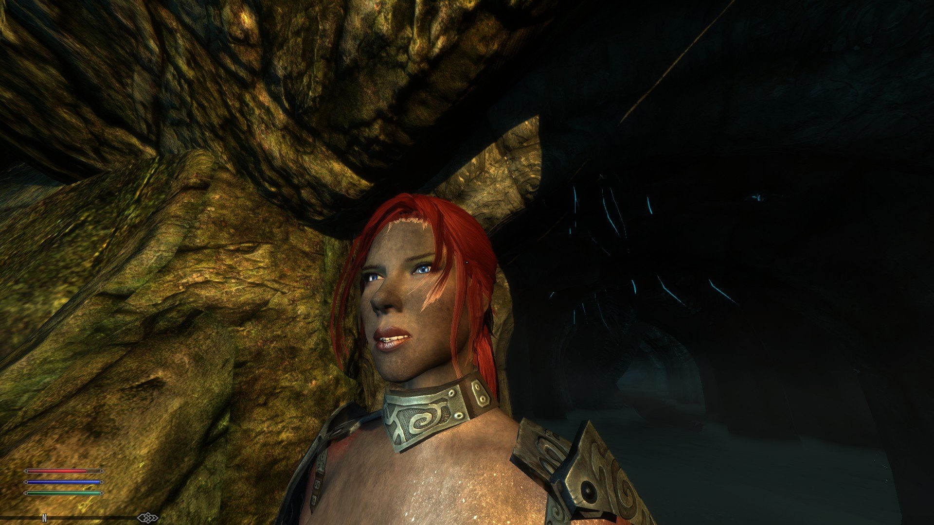 Bug Hair Has A Strange White Outline Skyrim Technical Support