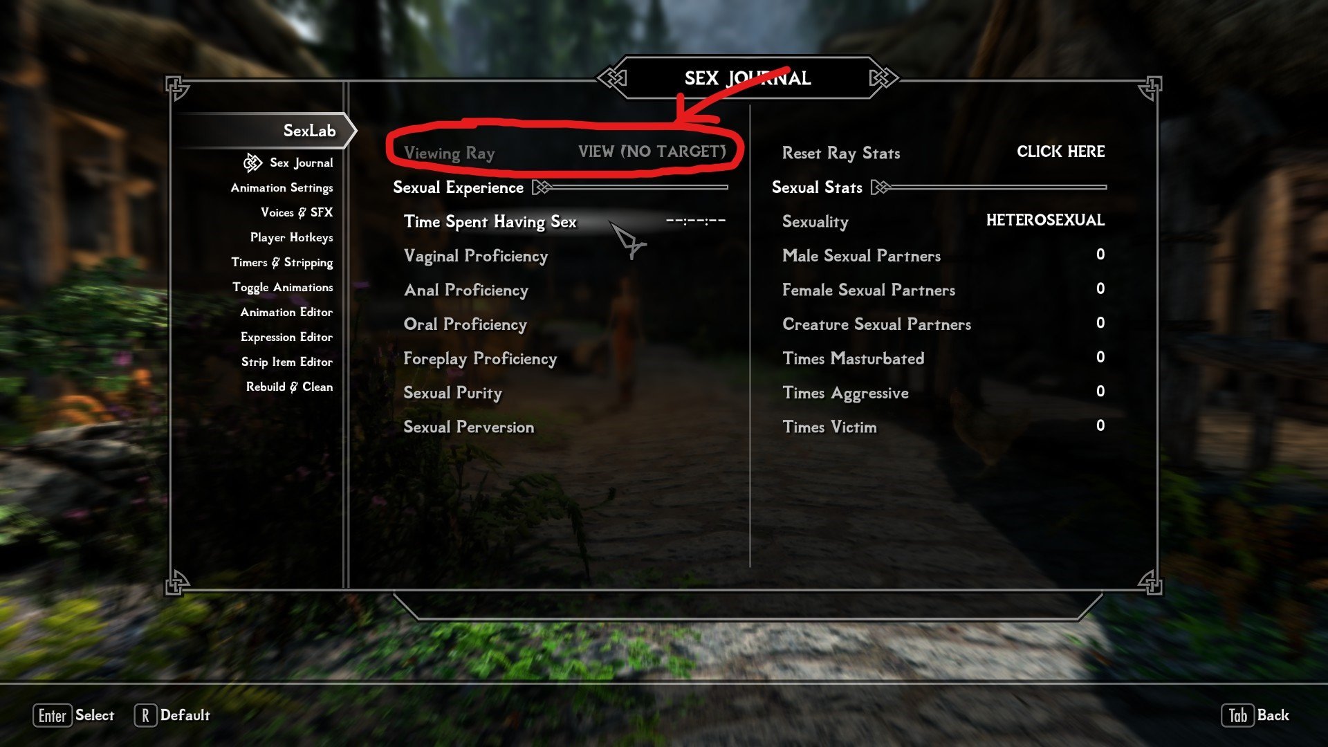 Sexlab No Target In Sex Journal Solved Technical Support Skyrim 