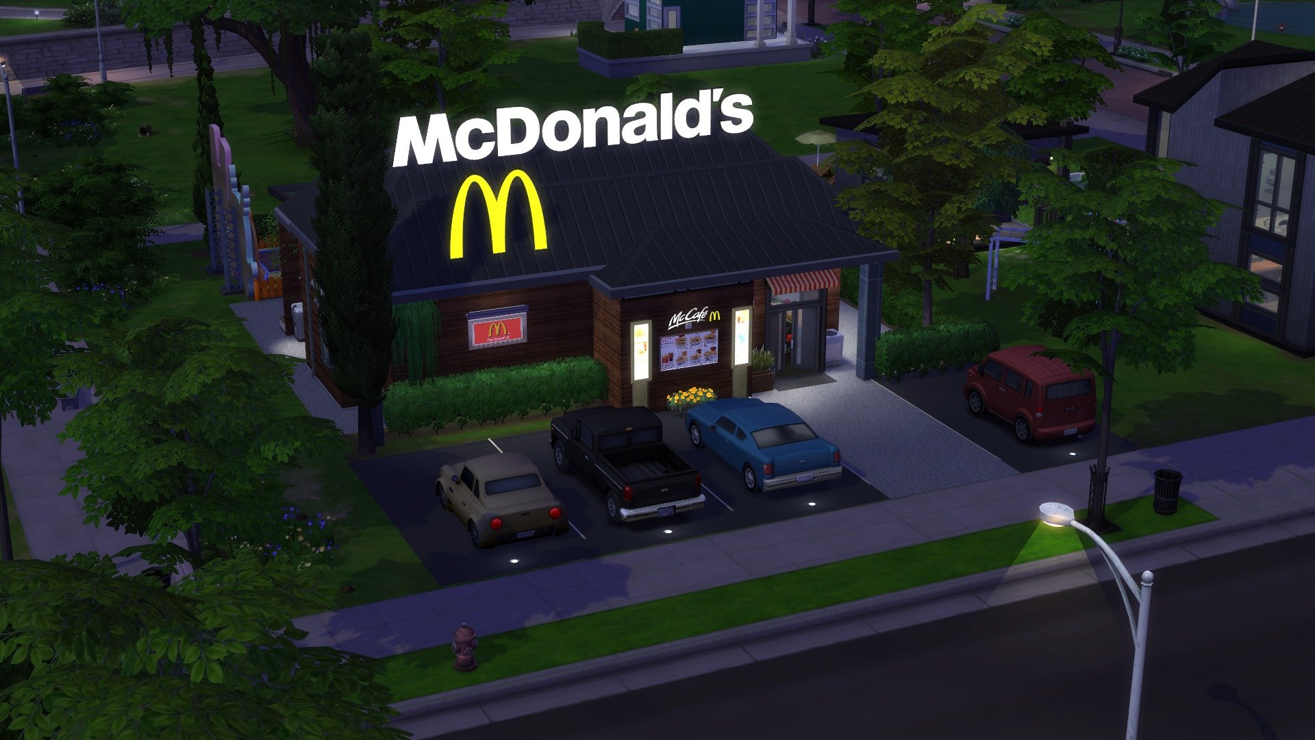 [ ️OBJETS / CC ️] Restaurant McDonald's + Mod Nourritures McDo ...