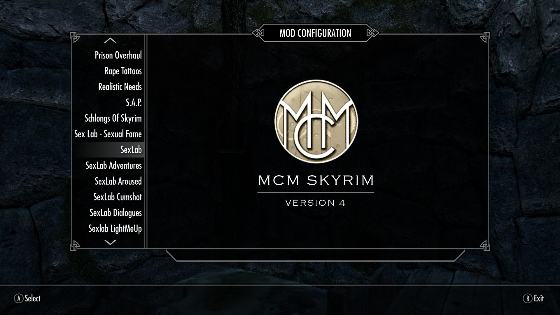 Skyrim как перевести mcm меню