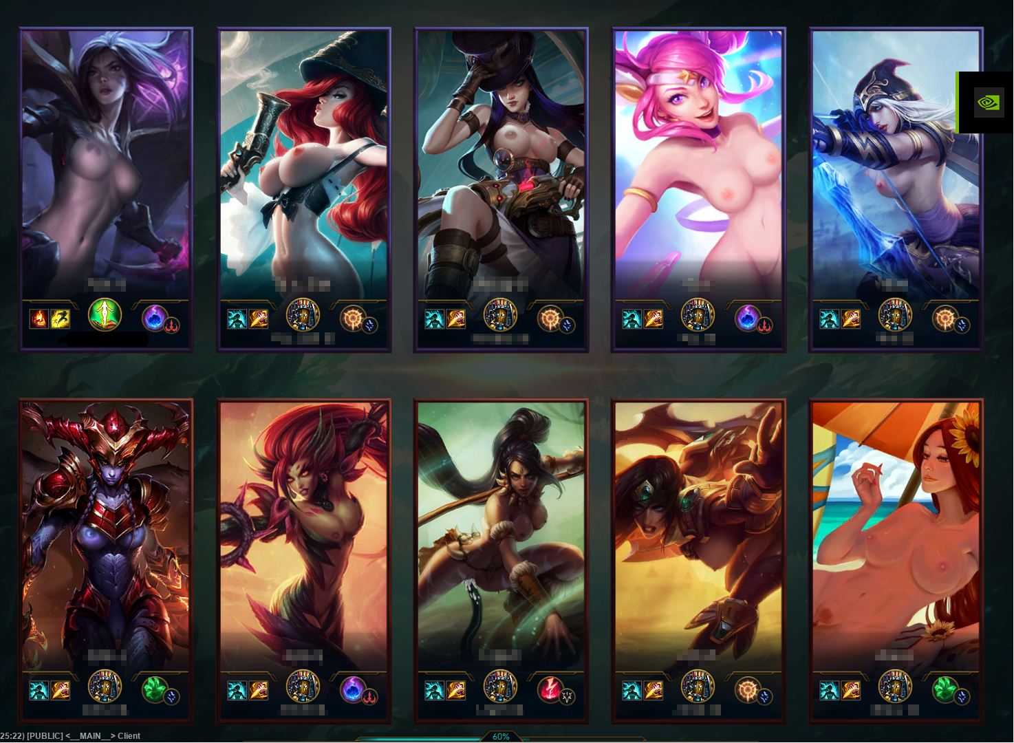 League of legends nsfw skins
